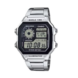 ساعت مچی اورجینال کاسیو AE-1200WHD-1AV جهان نما