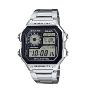 ساعت مچی اورجینال کاسیو AE-1200WHD-1AV جهان نما